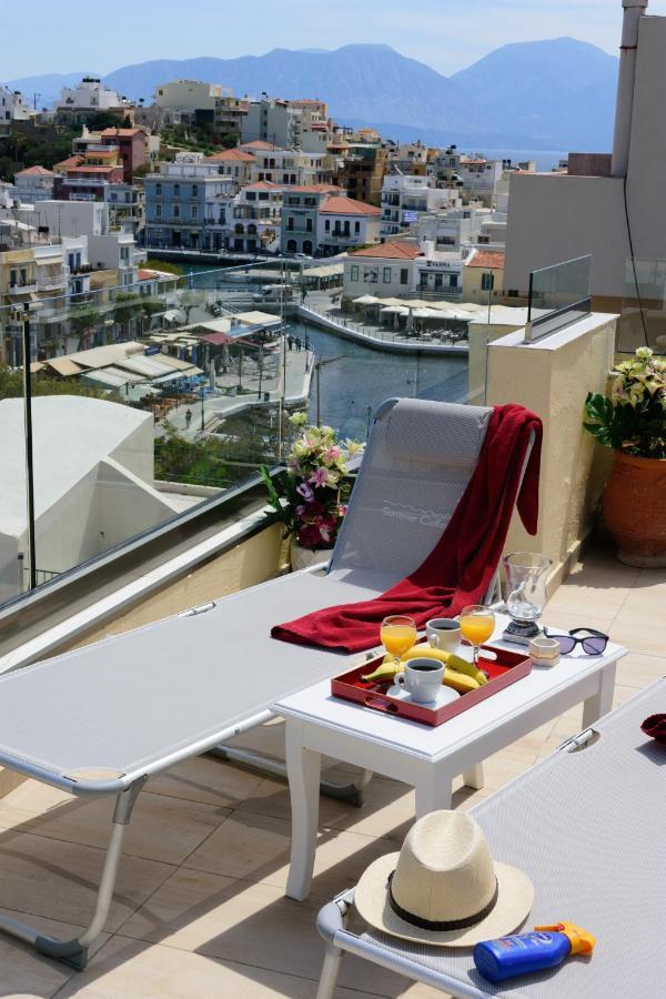 Luxury Lake View Center House Agios Nikolaos Exterior foto